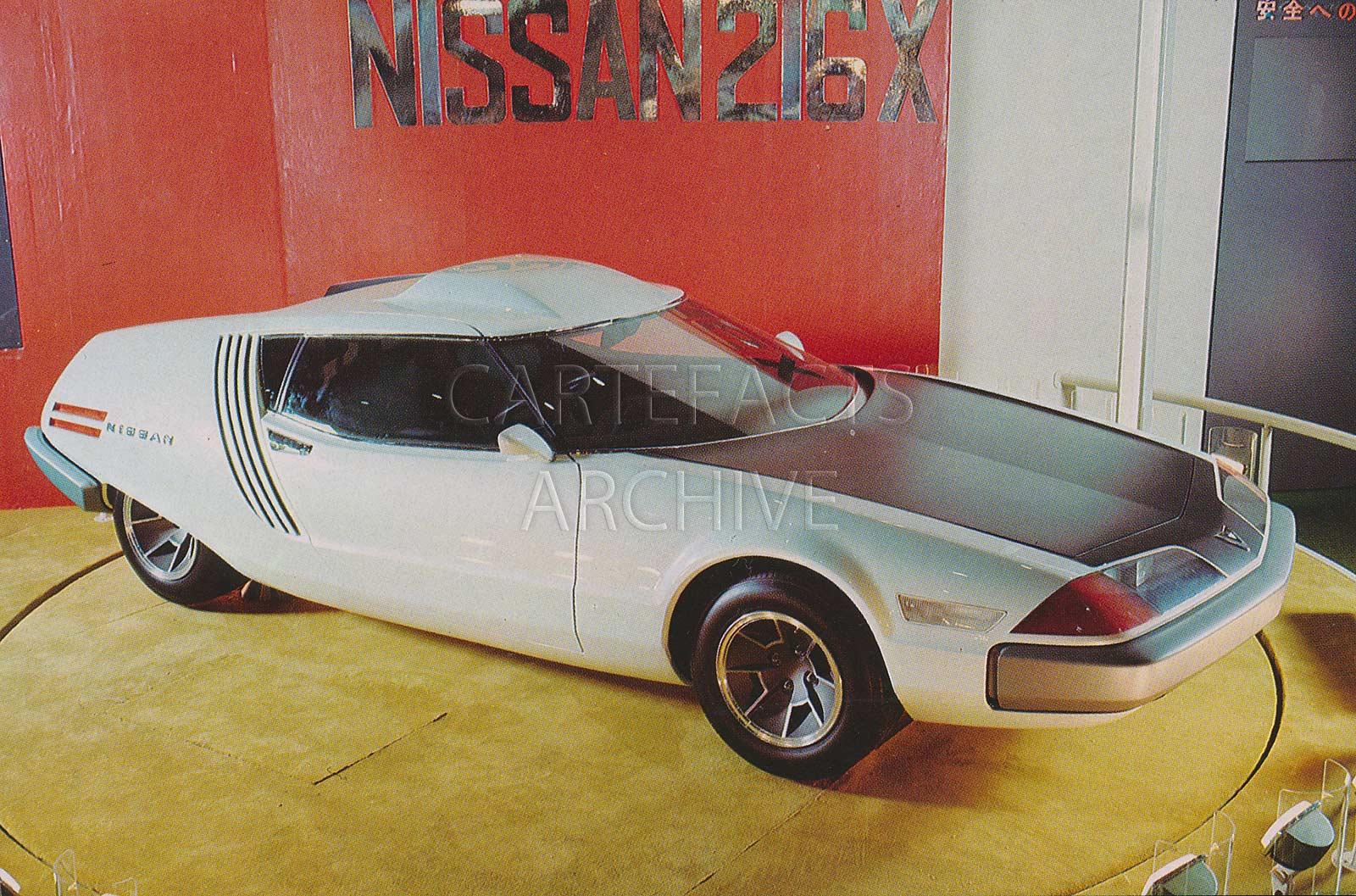 Nissan 216X Concept - information card (1971) - Cartefacts