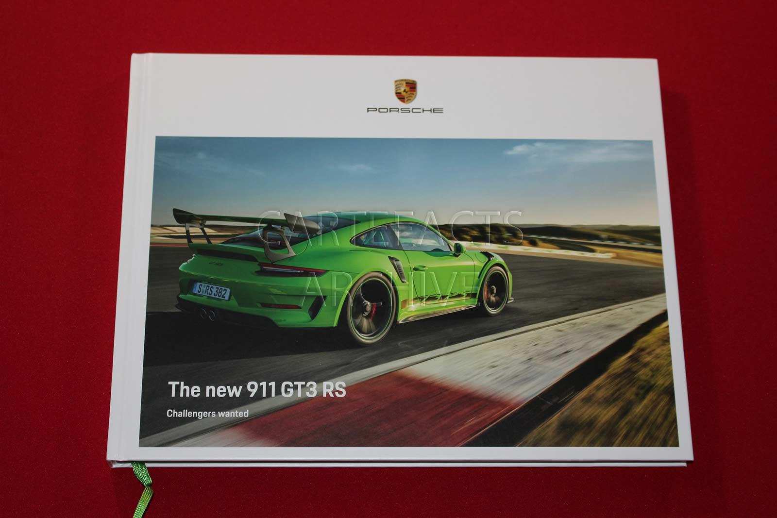 Porsche 911 GT3 RS - hardcover brochure (2018) - Cartefacts Porsche 911 GT3 RS - hardcover brochure (2018) - Cartefacts