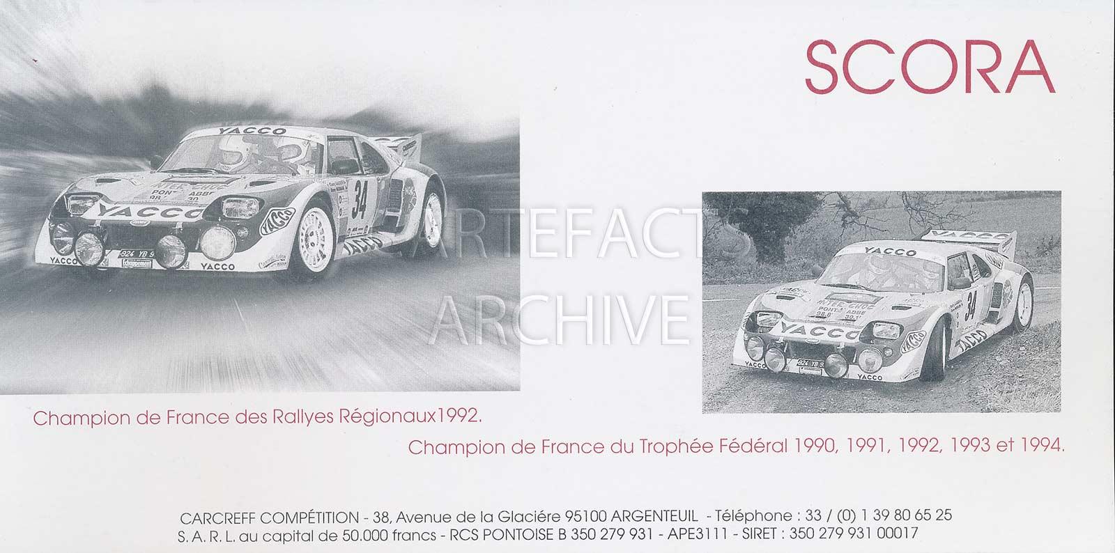 Scora (France) - Cartefacts