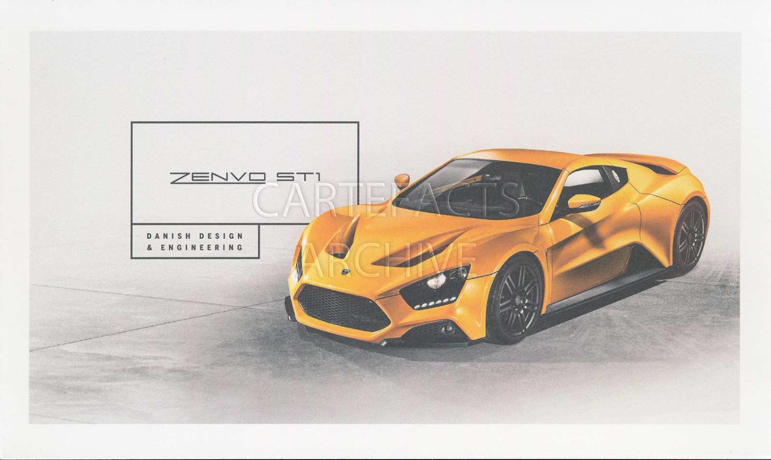 Zenvo ST1 - small brochure (2015) - Cartefacts, image size:1509x900